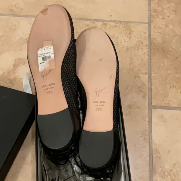 Giuseppe Zanotti Black Mesh Shoes Size 38.5 Worn once - Picture 6 of 6